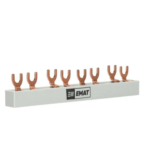 EMAT Kamrail 4-polig 2-voudig (85220037), Doe-het-zelf en Verbouw, Elektra en Kabels, Verzenden