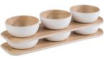 Melamine Serveerplateau Met 3 Kommetjes, Verzenden