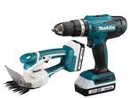 Veiling - Makita 18 V Klopboormachine & Grasschaar, Nieuw