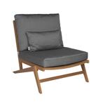 Stern Jackie Loungestoel Teak - Natuur, Ophalen of Verzenden, Nieuw