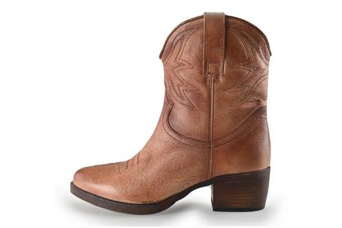 Fashion By Moretti Cowboy laarzen in maat 38 Bruin | 10%, Kleding | Dames, Schoenen, Bruin, Zo goed als nieuw, Verzenden