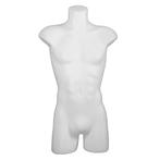 *TIP*  Plastic collection torso 3/4 model heer wit H2100-01, Ophalen of Verzenden