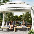 TRUUSK Acaciahout Tuinmeubelset 6 Personen L-vormige Tuinlou, Verzenden, Nieuw