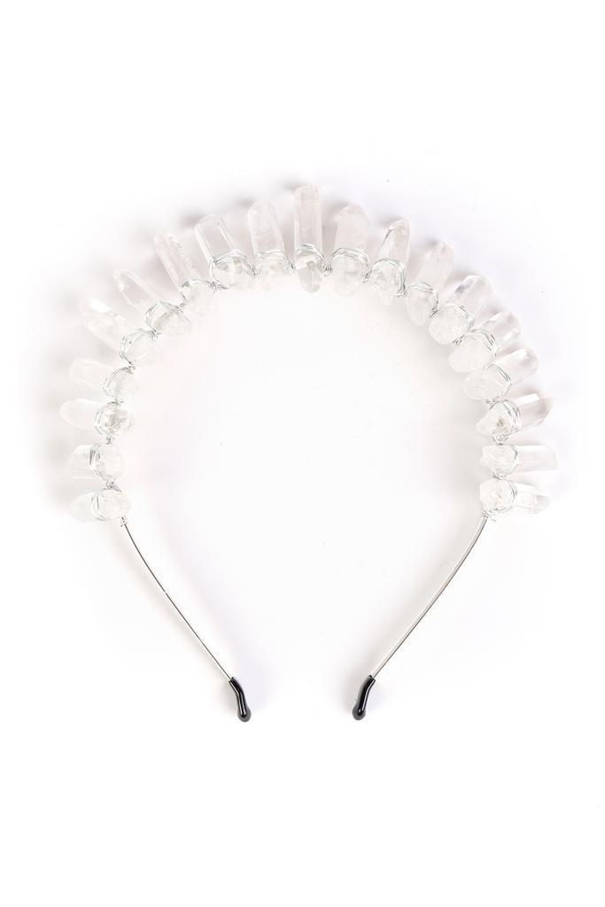 Haarband Bergkristal Zilver Helder Kristal Diadeem Fantasy E, Kleding | Dames, Carnavalskleding en Feestkleding, Accessoires, Nieuw