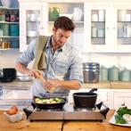Tweedekans | KitchenBrothers Kookplaat – 2 Pits &, Witgoed en Apparatuur, Kookplaten, Ophalen of Verzenden, Gebruikt