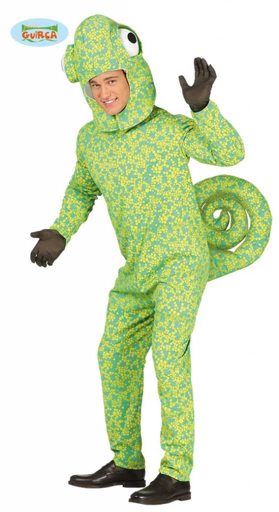Kameleon Dierenpak Groen, Kleding | Heren, Carnavalskleding en Feestkleding, Nieuw, Ophalen of Verzenden