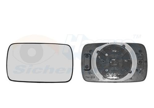SPIEGELGLAS MET PAD VOOR BMW 3 E30 1982-1994 51161901172, Auto-onderdelen, Spiegels, Nieuw, Ophalen of Verzenden