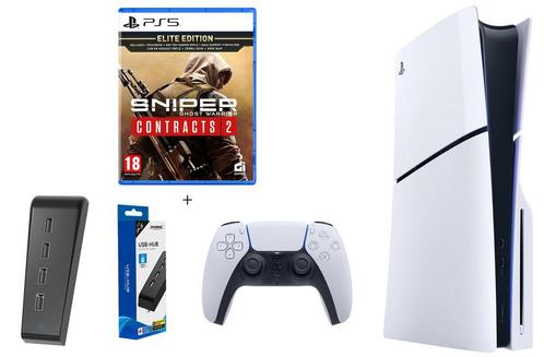 PlayStation 5 Slim Disc Console Custom Pack-Sniper Ghost, Spelcomputers en Games, Spelcomputers | Sony PlayStation 5, Nieuw, Ophalen of Verzenden