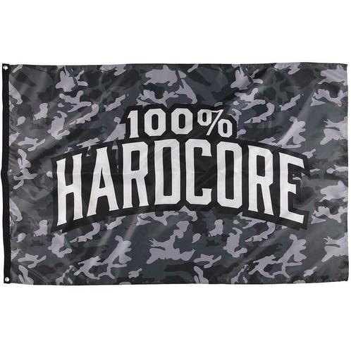 100% Hardcore banner camouflage (Flags), Diversen, Vlaggen en Wimpels, Nieuw, Verzenden