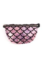 Schubben Heuptas Roze Fanny Pack Twee Vakken Zwarte Band Tas, Ophalen of Verzenden, Nieuw, Overige typen