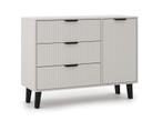 Dressoir scandi creme  110 cm (Dressoirs, Woonkamer), 100 tot 150 cm, Verzenden, Nieuw, 25 tot 50 cm