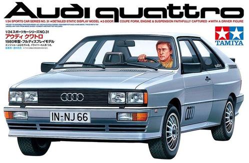 TAMIYA 24031 AUDI QUATTRO 1/24, Hobby en Vrije tijd, Modelauto's | 1:24, Verzenden