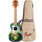 Flight Art Series AUC-33 Jungle concert ukelele met gigbag, Muziek en Instrumenten, Verzenden, Nieuw