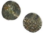 Graafschap Holland. Floris V (1256–1296). Lot of 2 Deniers, Postzegels en Munten, Munten | Nederland