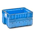 Gebruikte Euronorm stapelbakken 4 wanden gesloten, Doe-het-zelf en Verbouw, Kratten en Dozen, Ophalen of Verzenden, Gebruikt