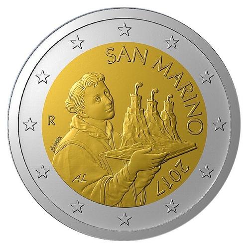 San Marino 2 Euro 2021 UNC, Postzegels en Munten, Munten | Europa | Euromunten, Verzenden