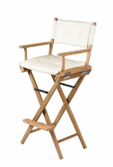 Teak regisseursstoel I hoog crème ongeolied, Watersport en Boten, Accessoires en Onderhoud, Verzenden
