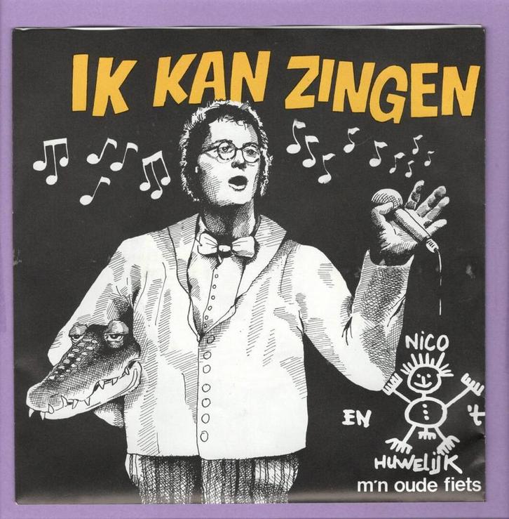 Nico En t Huwelijk – Ik Kan Zingen / Mn Ouwe Fiets (1-7-V, Cd's en Dvd's, Vinyl Singles, Ophalen of Verzenden