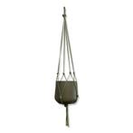 Minimalistische Plantenhanger - Olijfgroen - Katoen -, Huis en Inrichting, Ophalen of Verzenden, Nieuw