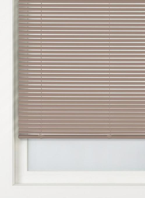 HEMA Jaloezie aluminium zijdeglans taupe, Huis en Inrichting, Woonaccessoires | Overige, Nieuw, Verzenden