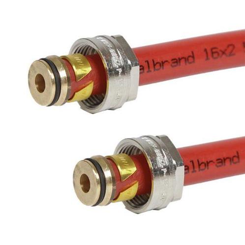 Albrand knelset 3/4euro x 16x2mm - VPE/AKB - 2 stuks, Doe-het-zelf en Verbouw, Verwarming en Radiatoren, Verzenden