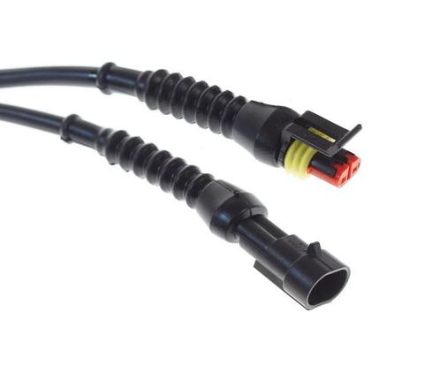 IP67 connector set - 20cm kabel - 12 tot 24 Volt - 2 pin sup, Doe-het-zelf en Verbouw, Elektra en Kabels, Stekker, Nieuw, Ophalen of Verzenden