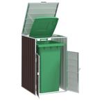 Containerberging voor 1 container 72x81x115 cm staal bruin, Huis en Inrichting, Overige Huis en Inrichting, Verzenden, Nieuw