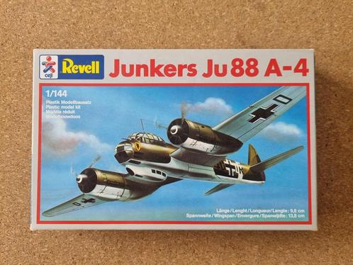 Revell 4138 Junkers Ju 88 A-4 1:144, Hobby en Vrije tijd, Modelbouw | Vliegtuigen en Helikopters, Revell, Verzenden