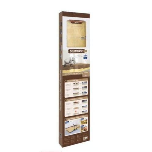 Vinyl ondervloer Selitbloc vouwplaat, Doe-het-zelf en Verbouw, Isolatie en Afdichting, Minder dan 4 cm, 15 m² of meer, Nieuw, Overige materialen