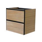 Wastafelonderkast met 2 Laden BWS Elements 60x45.2 cm, Ophalen of Verzenden, Nieuw, Bad