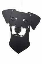 Wanddecoratie hond Duitse Pinscher metaal 38cm, Verzenden, Nieuw