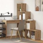 vidaXL Hoekbureau artisanaal eikenkleurig 101,5 x 149,5 x, Huis en Inrichting, Verzenden, Nieuw