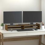 vidaXL Monitorstandaard 100x27x15 cm massief grenenhout, Verzenden, Nieuw