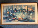 Marcel Mouly (1918-2008) - Zeegezicht met zeilboten, Antiek en Kunst, Kunst | Schilderijen | Klassiek
