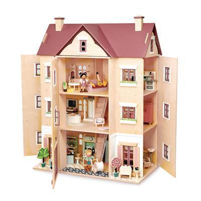 Tender Leaf Toys - Houten poppenhuis - Hall Fantail, Kinderen en Baby's, Speelgoed | Overig