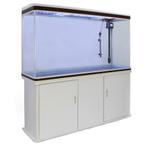 Aquarium & Meubel set 300L - 120x70x39 cm - Wit, Dieren en Toebehoren, Vissen | Aquaria en Toebehoren, Verzenden, Nieuw