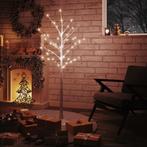 vidaXL Berkenboom LED 72 LEDs warmwit 150 cm wit, Diversen, Kerst, Verzenden, Nieuw