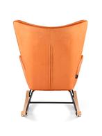 Aemely® Schommelstoel Steerne - Koper Velvet, Blank Hout, Ophalen of Verzenden, Nieuw, Stoel(en)