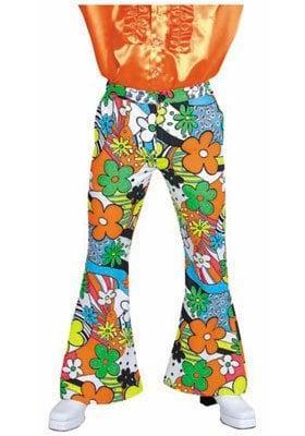 Hippiebroek man Woodstock Elite, Kleding | Heren, Carnavalskleding en Feestkleding, Nieuw, Ophalen of Verzenden