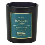 Lifetime Geurkaars - Zwart Glas - Seagrass Linen - Ø 7 x..., Ophalen of Verzenden, Nieuw