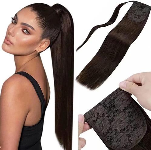 Clip-In Paardenstaartverlenging | 55CM  | 100 Gram | Kleur, Sieraden, Tassen en Uiterlijk, Uiterlijk | Haarverzorging, Nieuw, Verzenden