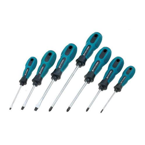 Schroevendraaier set - 7-delig - Met etui, Doe-het-zelf en Verbouw, Gereedschap | Handgereedschap, Nieuw, Ophalen of Verzenden