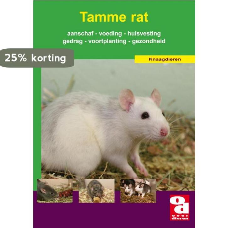 De tamme rat / Over Dieren 9789058210111, Boeken, Hobby en Vrije tijd, Gelezen, Verzenden