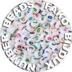Fako Bijoux® - Cijferkralen  - Number Beads - Acryl Kralen -, Hobby en Vrije tijd, Kralen en Sieraden maken, Verzenden, Nieuw