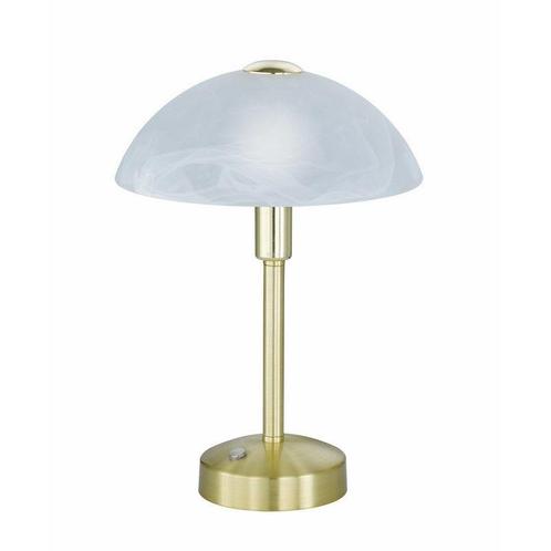 Messing notarislamp klassiek, Notaris, 4W, 3000K LED, met, Huis en Inrichting, Lampen | Tafellampen, Nieuw, Glas, Minder dan 50 cm