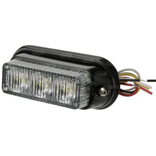LED Flitslamp Wit 100 mm met 12 knipperpatronen Goedkeuringe, Auto-onderdelen, Verlichting, Ophalen of Verzenden