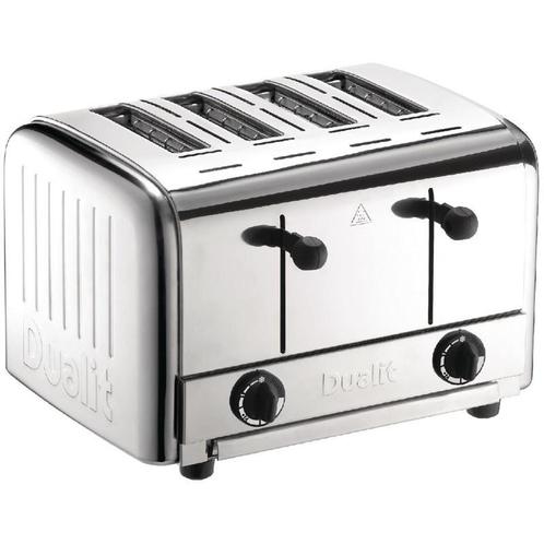 Broodrooster RVS | Cap.4st. | 230V | 350x360x230(h)mm Dualit, Zakelijke goederen, Horeca | Keukenapparatuur, Nieuw in verpakking
