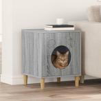 vidaXL Kattenhuis Grijs Sonoma 42,5 x 40 x 53 cm Bewerkt, Dieren en Toebehoren, Verzenden, Nieuw
