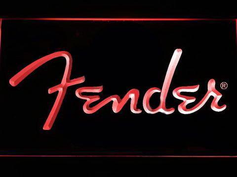 Fender neon bord lamp LED  verlichting reclame lichtbak *ROO, Verzamelen, Merken en Reclamevoorwerpen, Nieuw, Verzenden
