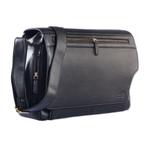 WILD WOODS Leren Messenger 15,6 inch Laptoptas Zwart, Computers en Software, Laptoptassen, Verzenden, Nieuw